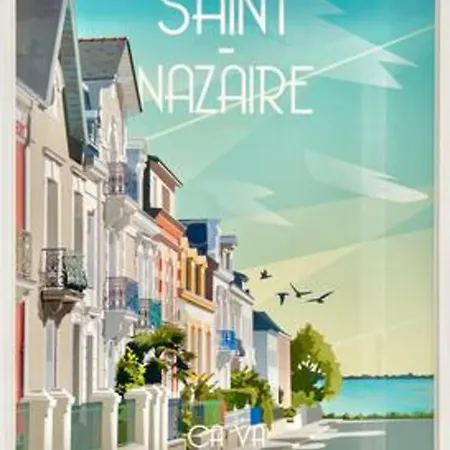 Appartement Art Deco I Center I High-speed Wi-fi I Bright Saint-Nazaire (Loire-Atlantique)